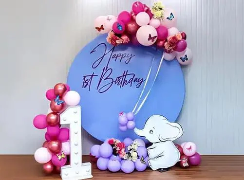 Elephant Magic Birthday Decor